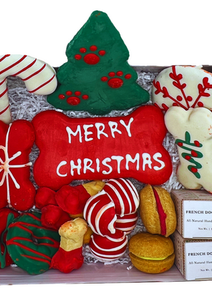Christmas Themed Dog Treats Gift Box