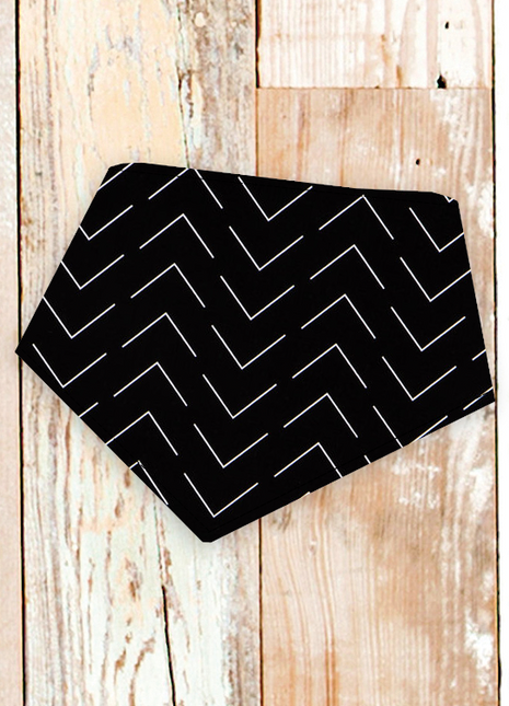 "B&W Arrows" Dog Bandana