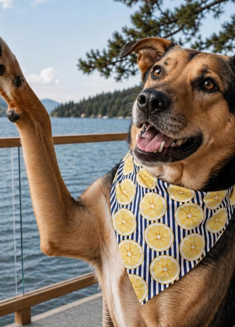 Lemon Dog Bandana