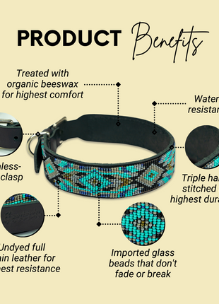Aspen Sambboho dog collar (made to order)