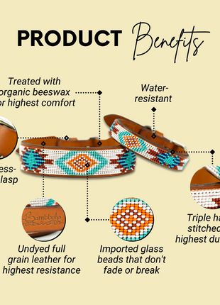 Aztec Sambboho dog collar