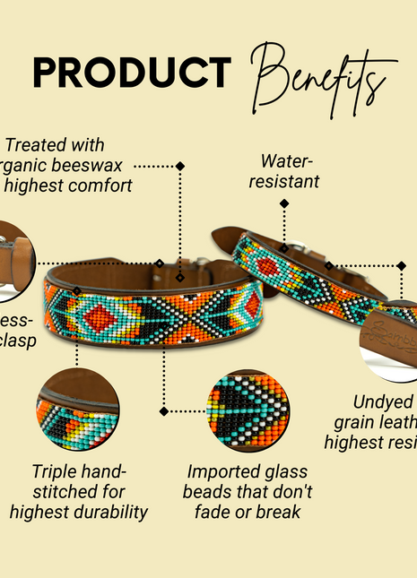 Biarritz Sambboho dog collar