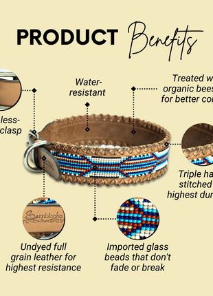 Rio Sambboho dog collar (made to order)