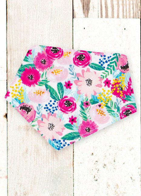 "Berry Floral" Dog Bandana