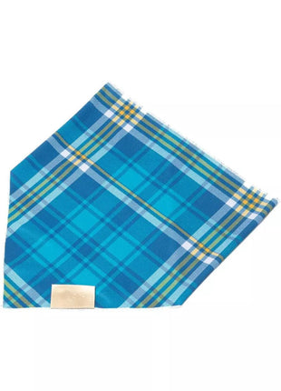 Blue Spruce Plaid Dog Bandana