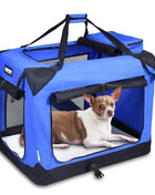 Jespet & GOOPAWS Indoor & Outdoor 3-Door Collapsible Soft-Sided Dog, Cat & Small Pet Crate - Pup List