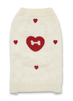 Bone Heart Sweater