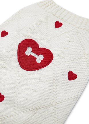 Bone Heart Sweater