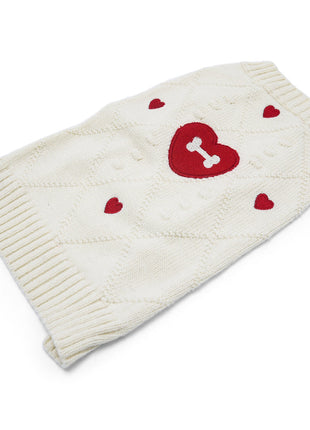 Bone Heart Sweater