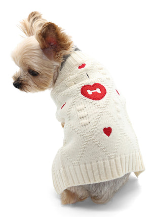 Bone Heart Sweater