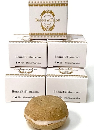 40 Count Dog Macaron Treats Gift Box