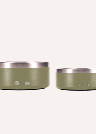 Tilley + Me Stainless Steel Pet Bowl – Non-Slip, Durable & Dishwasher Safe | 32oz and 64oz - Pup List