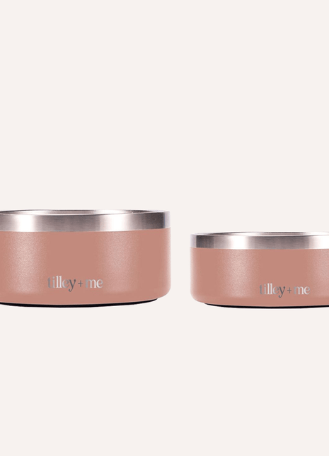 Stainless Steel Pet Bowl – Non-Slip, Durable & Dishwasher Safe | 32oz and 64oz