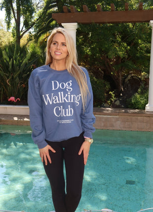 Dog Walking Club | Unisex Sweatshirt | White Font