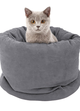 GOOPAWS 4 in 1 Self Warming Burrow Cat Bed Pet Cuddle Cave and Sleeping Cave - Pup List