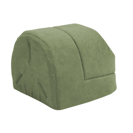 GOOPAWS Cave Covered Cat & Small Dog Warming Burrow Bed, Sage Green - Pup List
