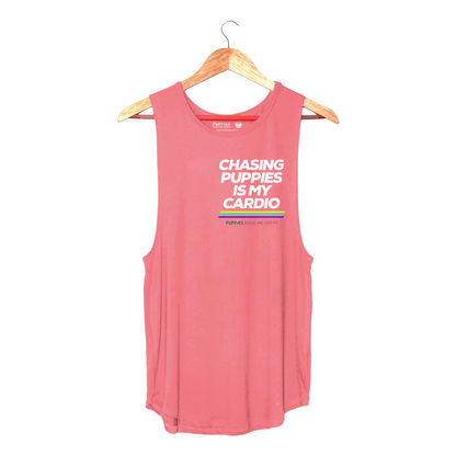 Chasing Puppies is my Cardio | Women's Sleeveless Tank