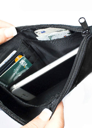 Canvas Zipper Wallet - LARGE - Peanuts Gang THE IN CROWD Group Pose White/Black/Red