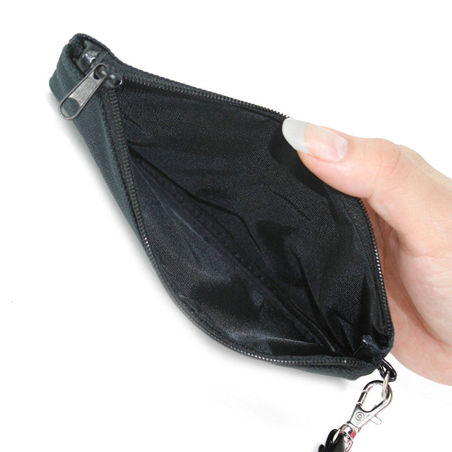 Canvas Zipper Wallet - SMALL - Peanuts Gang Halloween Trick or Treat Group Pose