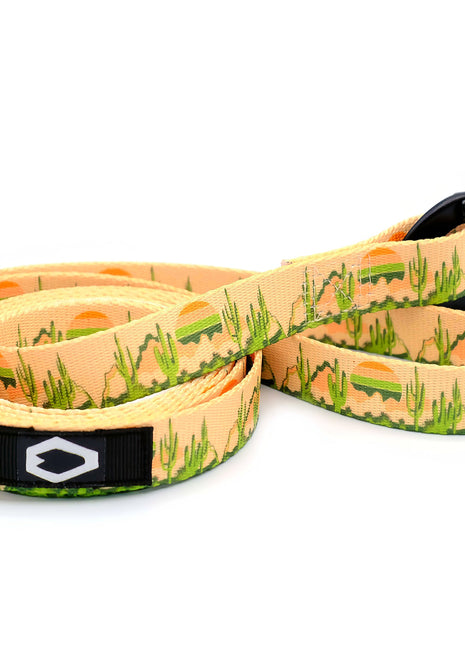 Outdoor Style Cactus Cream Nylon Dog Leash