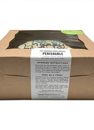 Blue Sprinkle Dog Cake (Perishable)