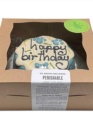 Blue Sprinkle Dog Cake (Perishable)