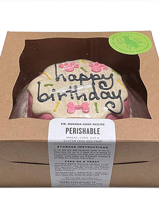 Pink Sprinkle Dog Cake (Perishable)