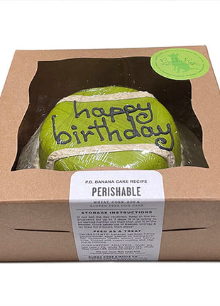 Tennis Ball Dog Cake (Perishable)
