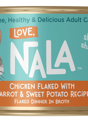Chicken Flaked With Carrot & Sweet Potato Recipe Dinner In Broth Adult Cat Food, 2.8-oz