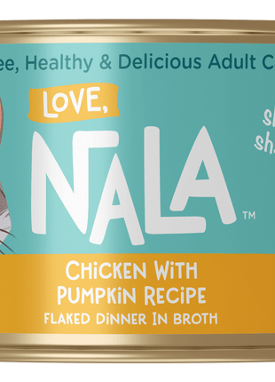 Chicken Flaked With Pumpkin Recipe Dinner In Broth Adult Cat Food, 2.8-oz