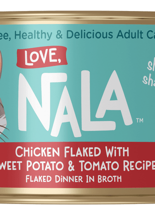 Chicken Flaked With Sweet Potato & Tomato Recipe Dinner In Broth Adult Cat Food, 2.8-oz