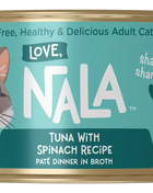 Tuna With Spinach Recipe Paté Dinner In Broth Adult Cat Food, 2.8-oz