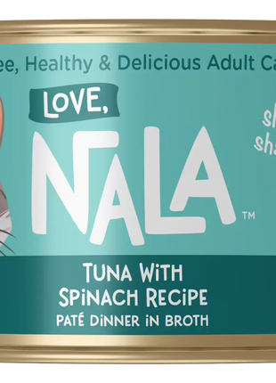 Tuna With Spinach Recipe Paté Dinner In Broth Adult Cat Food, 2.8-oz