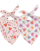 Candy Hearts Dog Bandana