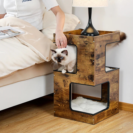 Modern Cat 3-Level Side Table