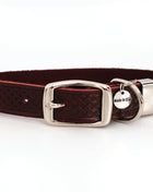 Z Celtic Style Leather Dog Collar