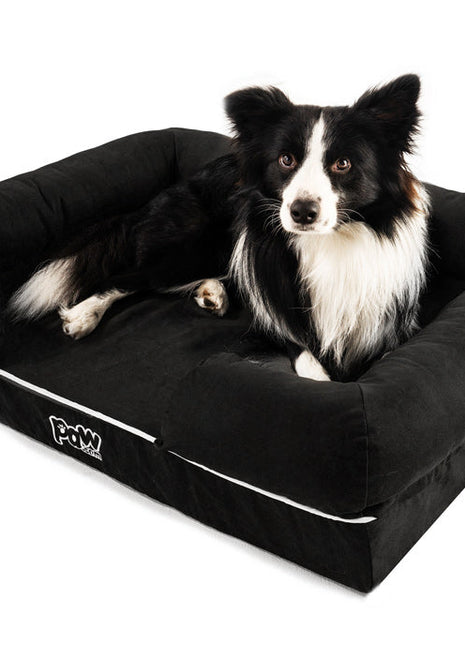 PupLounge™ Memory Foam Dog Bed Cover - Charcoal Grey (Bed Not Included) - Small