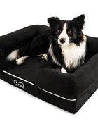 PupLounge™ Memory Foam Dog Bed Cover - Charcoal Grey (Bed Not Included) - Small