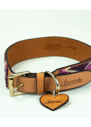 Charlotte Sambboho dog collar (made to order)