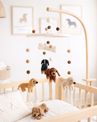 Felt Dachshund Dog Baby Mobile - Pup List