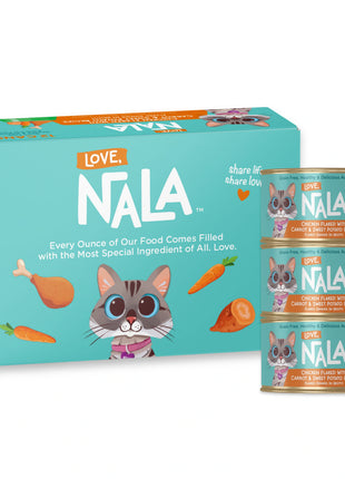 Chicken Flaked With Carrot & Sweet Potato Recipe Dinner In Broth Adult Cat Food, 2.8-oz