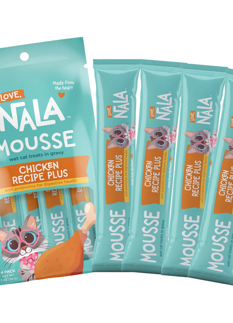 Chicken Recipe Plus Cat Treats, Pack of 4