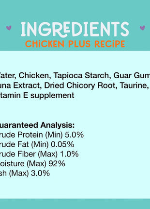 Chicken Recipe Plus Cat Treats, Pack of 4