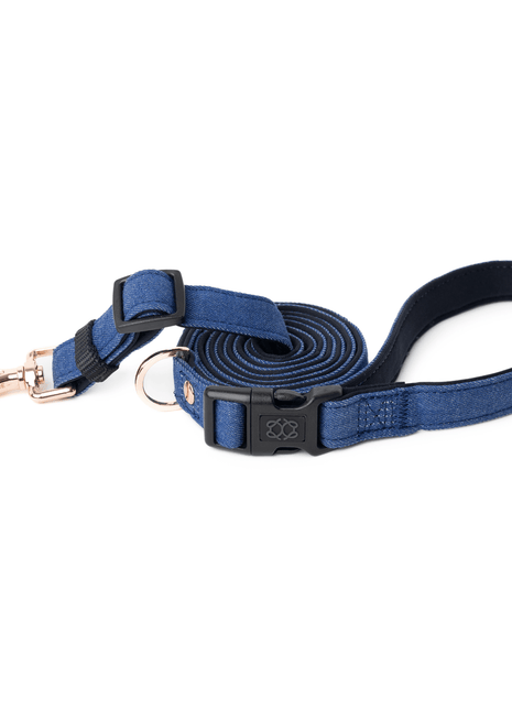 City Dog Leash - Denim