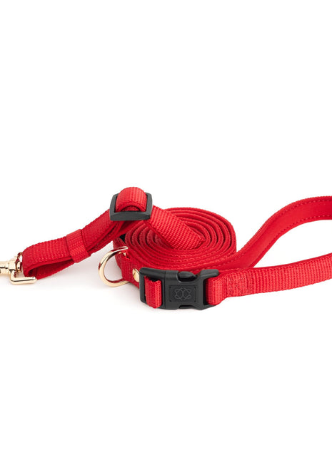 City Dog Leash - Iconic Red