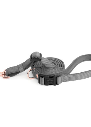 City Dog Leash - Steel