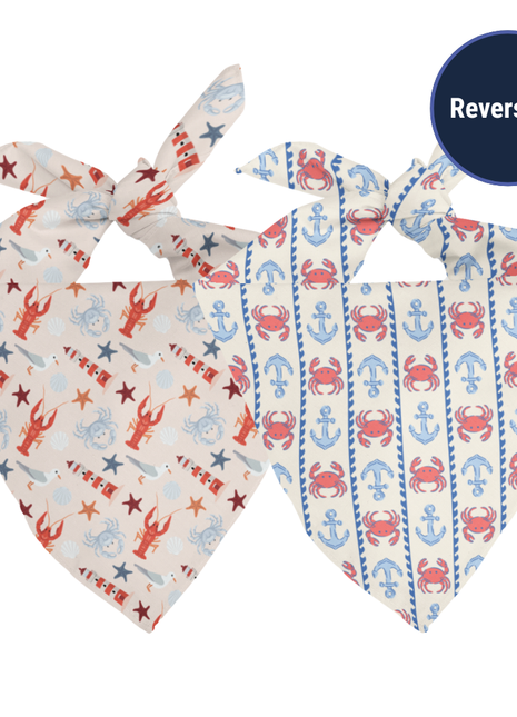 Coastal Charm Dog Bandana