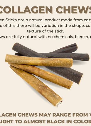 5-6 Inch Large Braided Collagen Stick