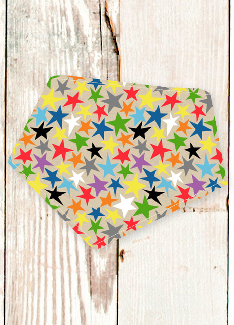 "Colorful Stars" Dog Bandana