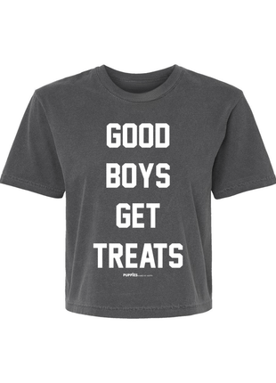 Good Boys Get Treats Crop Top | Gift for Dog Lovers & Pup Owners